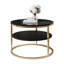 CIRI SLIM Round Coffee Table with Shelf-541825863