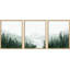 «Woodland Forest Landscape» IDÉE4WALL, cadre, sauge, chaîne de montagnes, pin, forêt, art mural, ensemble de 3 illustrations de nature sauvage, impression murale, décoration murale minimaliste pour salon, chambre à coucher, 3 pièces-90568735