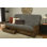 Grand futon avec matelas à dossier large avec rangement 89 po Stratford