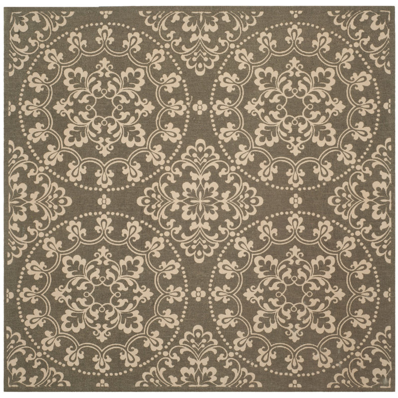 Haylie Hand Loomed Jute Rug, Square 6' x 6'