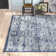 DeSoto Power Loom Oriental Navy/Denim Rug
