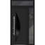 Porte avant en acier pré-suspendue à l'avant / deux 6501 anthracite / fenêtre extérieure latérale et supérieure / inserts en acier inoxydable peints modernes simples-95265386-95265387