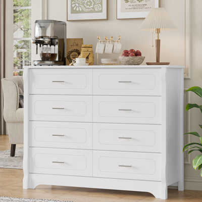 8 - Drawer 46.5'' W Double Dresser