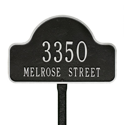Lexy 2-Line Lawn Address Sign