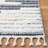Wiegand Tassel Shag Performance Striped Rug-1584395409