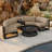Bergeron 4 - Person Patio Conversation Set with Cushions-60014772-65002097
