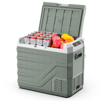 Alpicool 46Qt Portable Car Refrigerator Large Capacity for Freezing or Cooling Food or Drink DCAC Car and Home Use Car fridge Cooler with Powerful Alpicool 46Qt Portable Car Refrigerator Large Capacity for Freezing or Cooling Food or Drink DCAC Car and Home Use Car fridge Cooler with Powerful