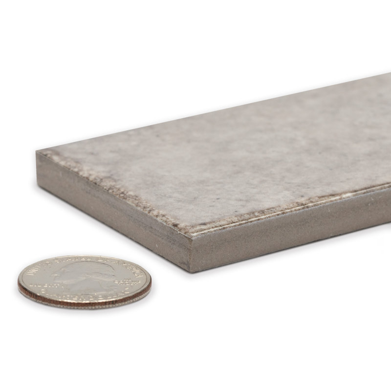 Carrelage mural en porcelaine de 2 3/8 po x 9 5/8 po Tribeca Studio, Gris