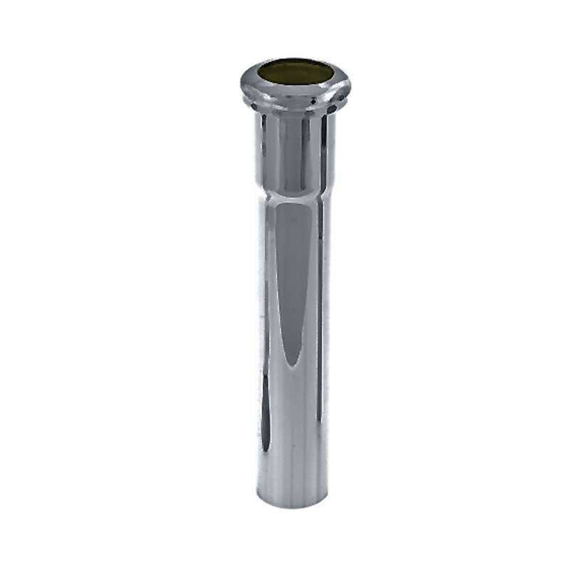 1-1/4" x 8" Slip Joint Extension Tube, Polished Chrome