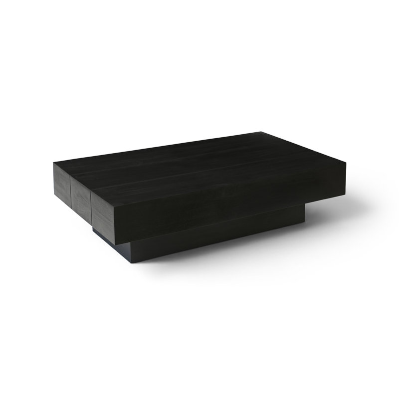 Table basse Plank, Noir