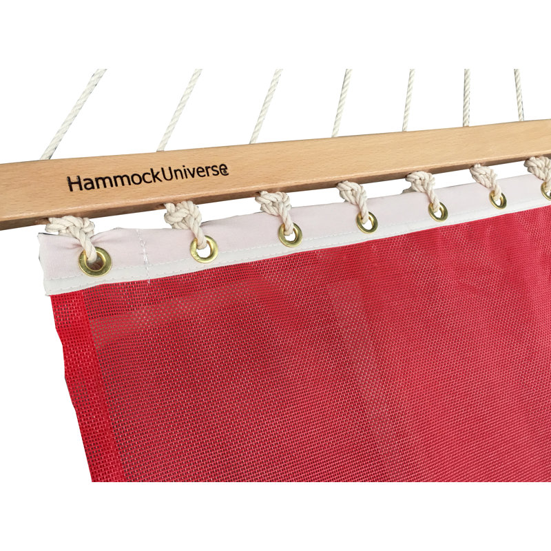 Hamac à barre d'écartement double, rouge