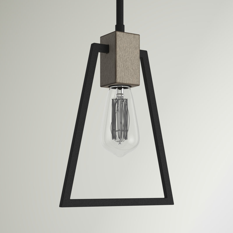 Luminaire suspendu géométrique à 1 lumière Esmeralda
