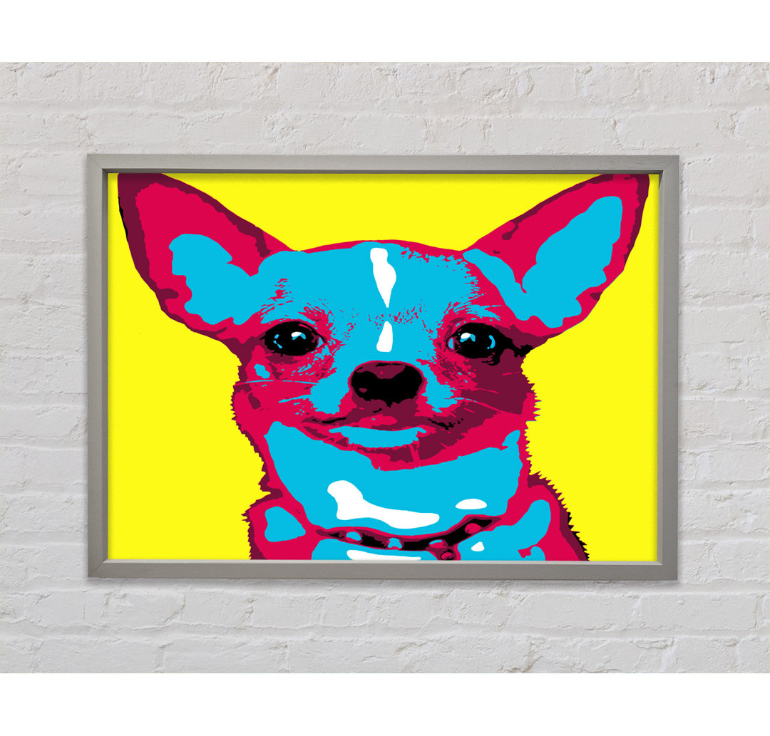 Der Pop Art Chihuahua - Druck