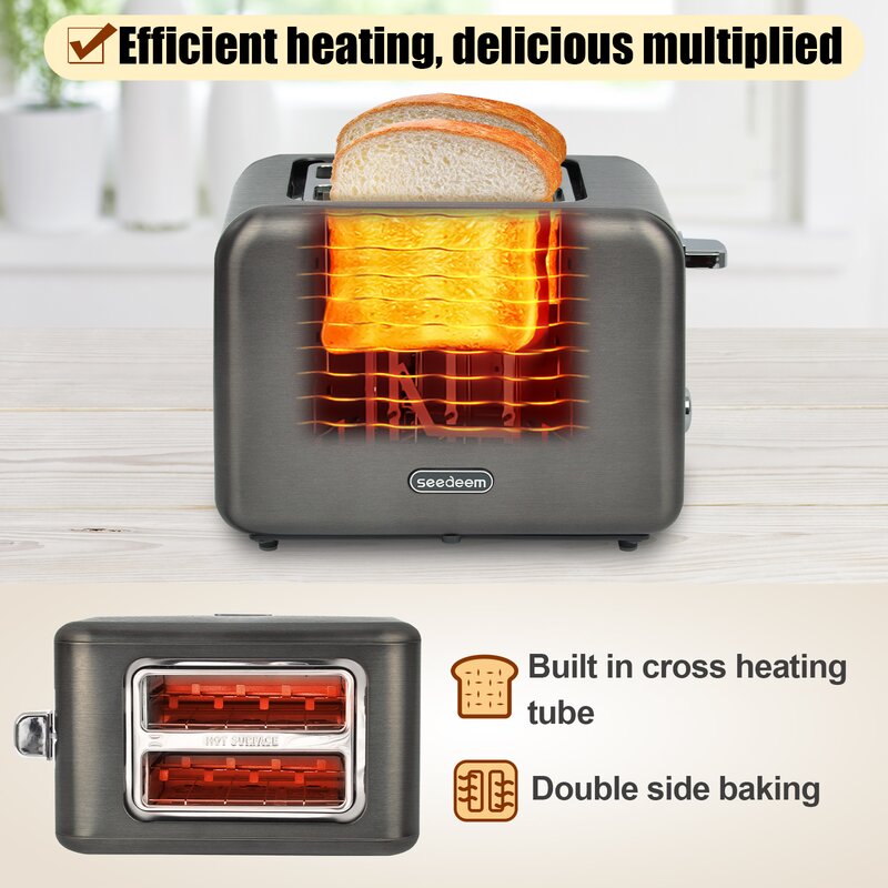 YUKOOL 2 Slice Toaster | Wayfair