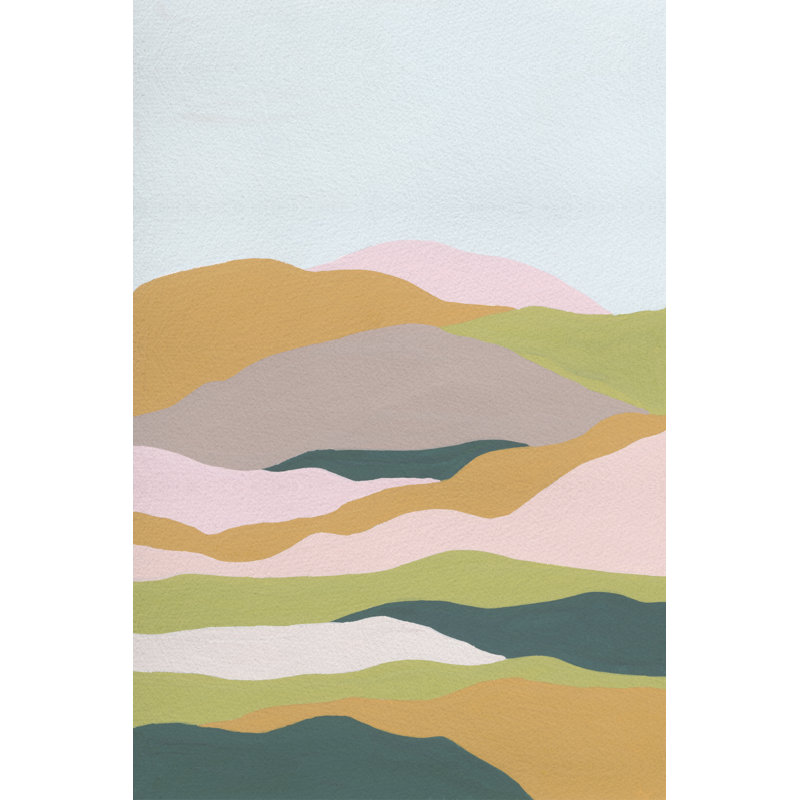 «Cloud Layers II» par Melissa Wang - reproduction d'art sur toile tendue, H 30 po x l 20 po