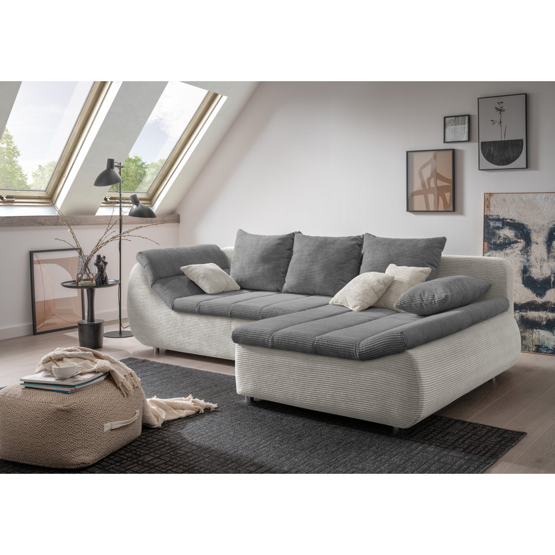 Ecksofa Aliyan mit Bettfunktion