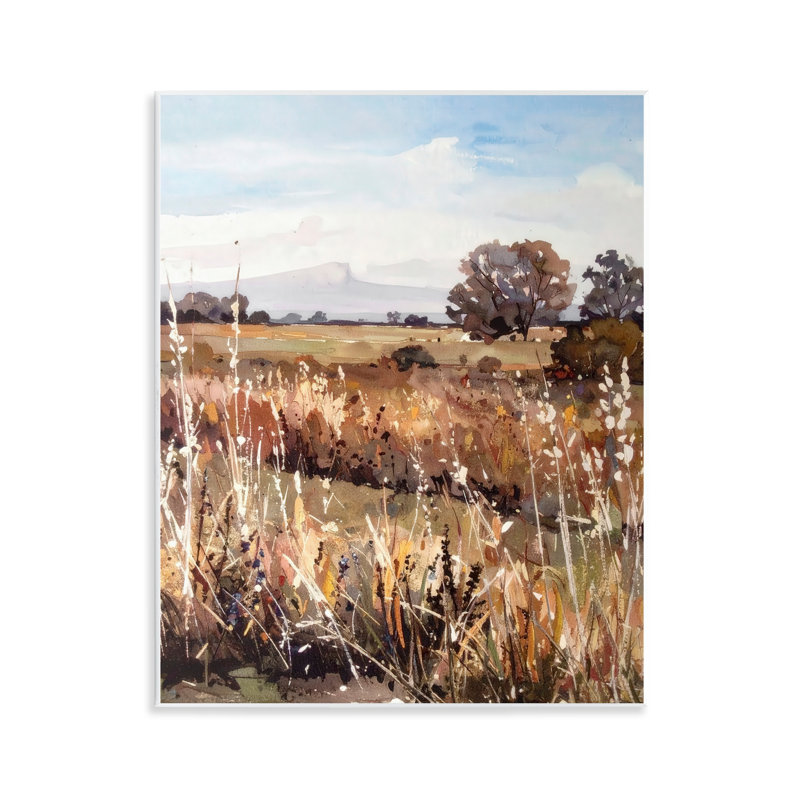 Peaceful Meadow Expression Wall Plaque, design by Alonza Saunders
