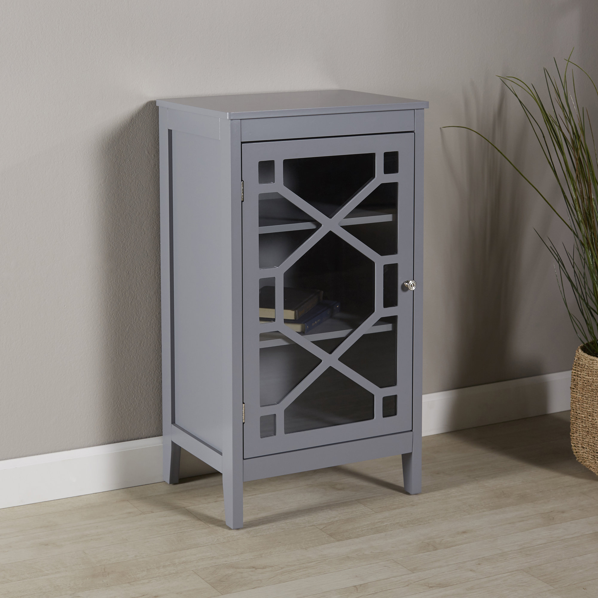 Highland Dunes Gerke 1 Door Accent Cabinet & Reviews | Wayfair