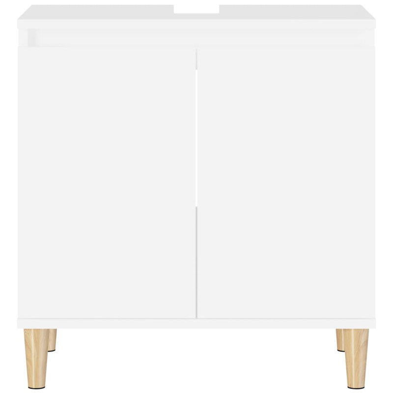 Saajan 58cm Single Bathroom Vanity Base Only, White