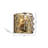 Ridgehaven 1-Light Gold Wall Sconce With Clear Hanging Crystals
