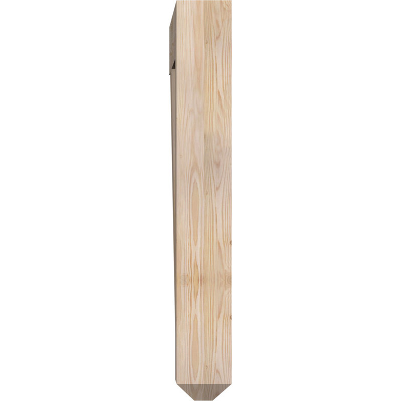 Support lisse pour artisan olympique, Sapin de Douglas, H 40 po x l 5,5 po x P 36 po