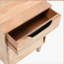 Table de chevet en bois naturel
