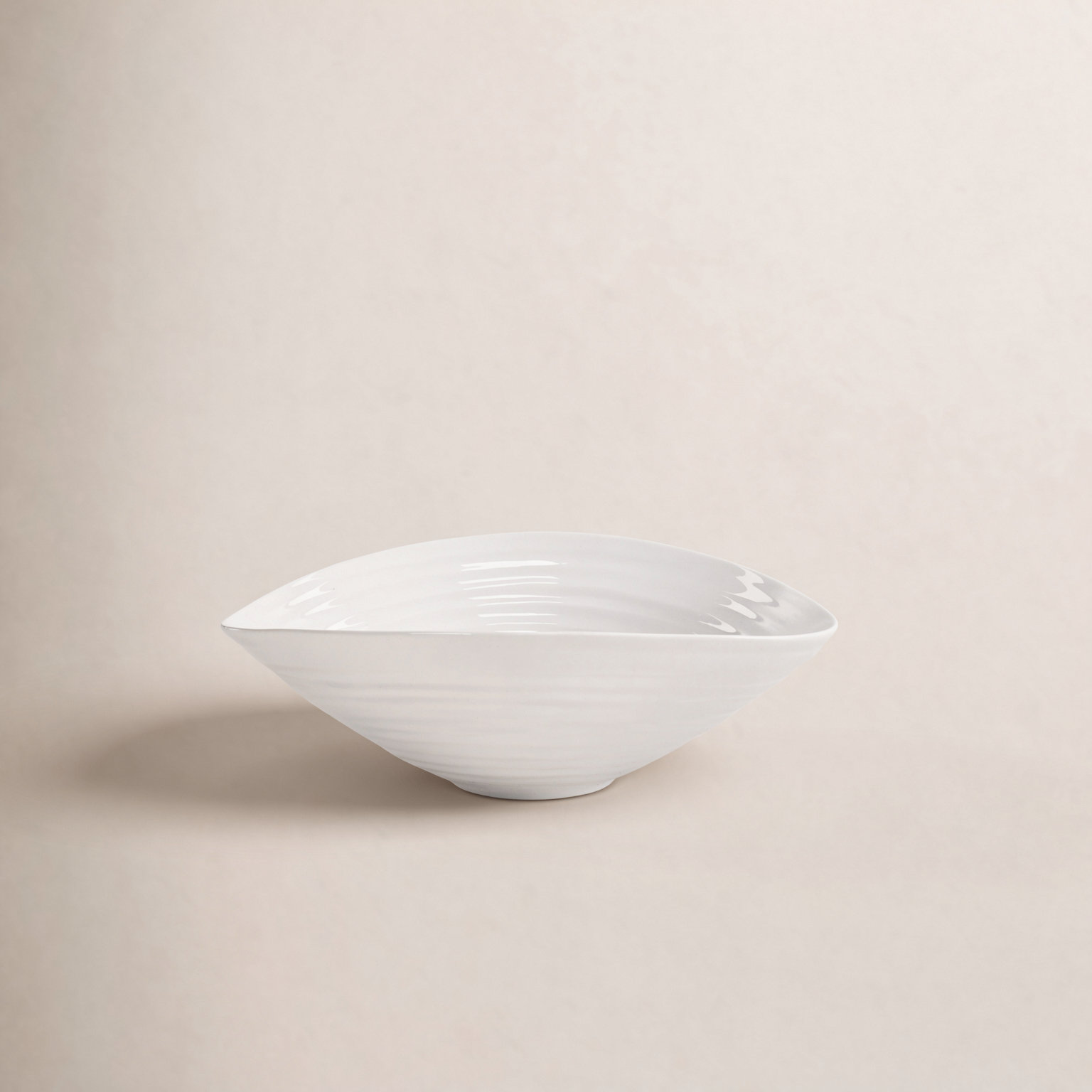 Portmeirion Sophie Conran White Salad Bowl, Small