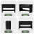 4 Pair Upholstered Shoe Storage Bench-116304487