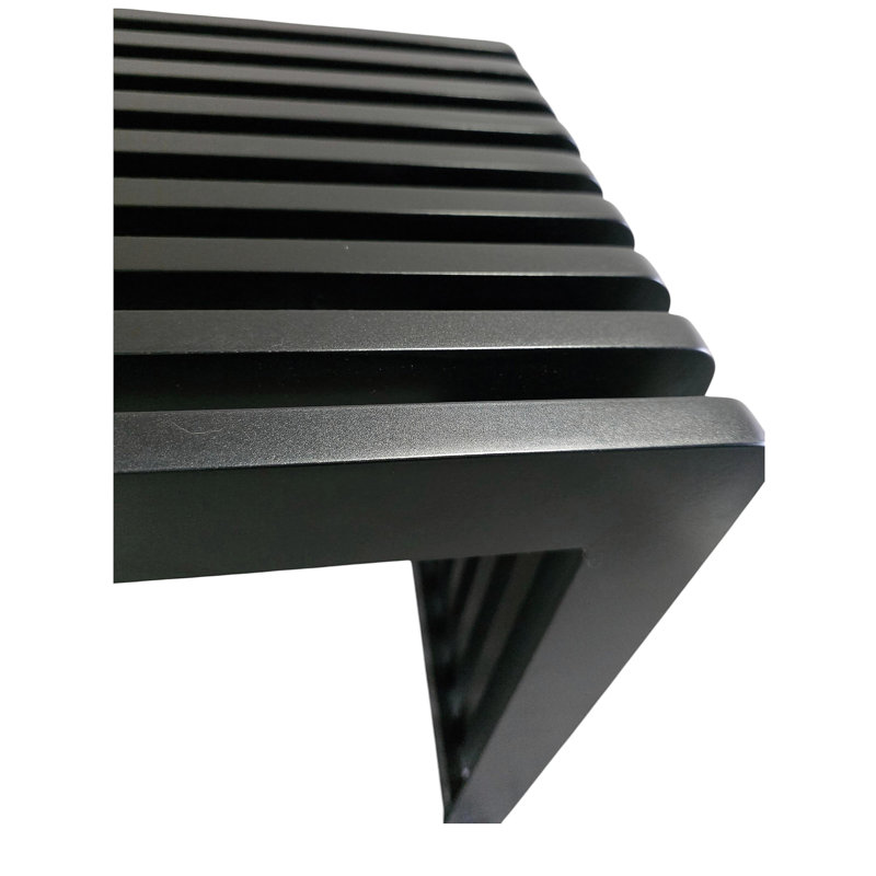 Dune Rounded Bench - Black