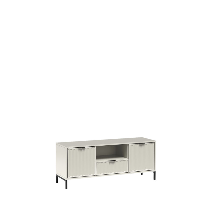 Unfinished TV Stand, 56cm H x 135cm L x 41cm W, Cashmere