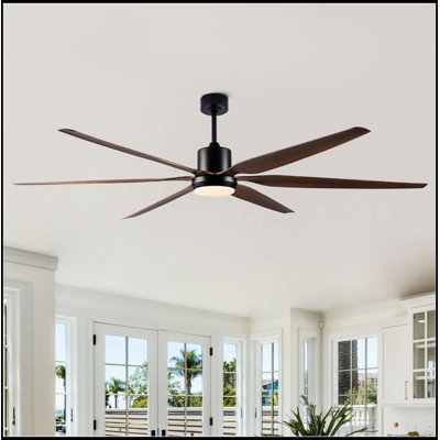 Ventilateurs de plafond extérieurs avec lumières et télécommande