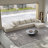 Upholstered Modular Sectional Sofa Couch