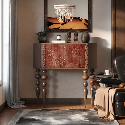 Two Drawer Decorative Cabinet