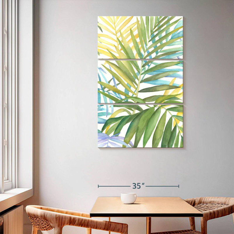 Harnek motif tropical I, H 65 po x l 42 po