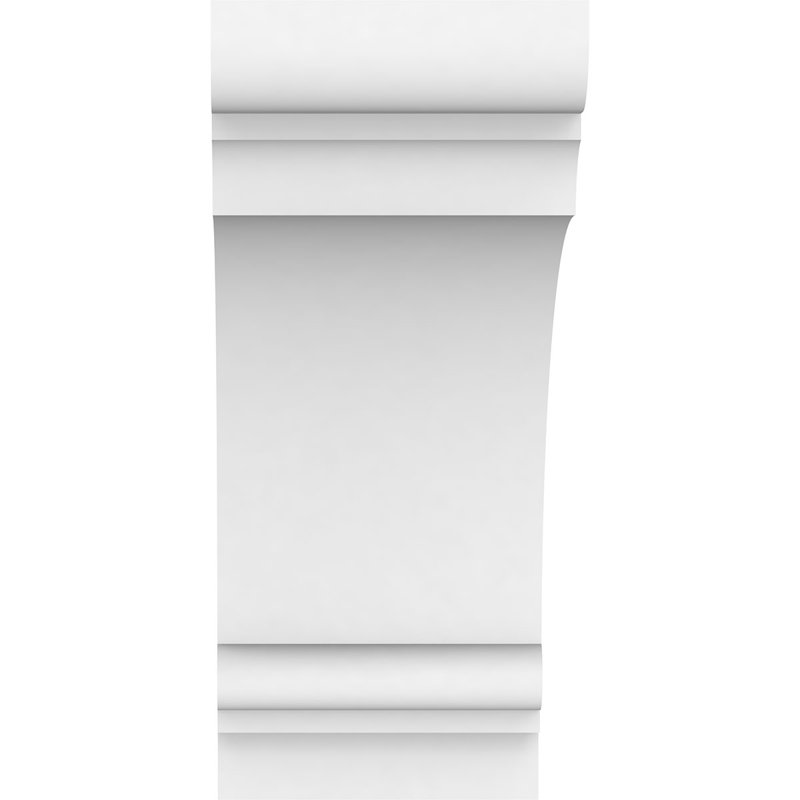 Support Standard Hughes Architectural Grade PVC, H 8 po x l 3,5 po x p 8 po