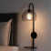 Glass Plug-in Flush Mounted Sconce