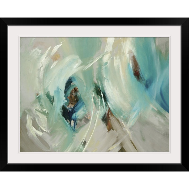 Alea " Bella " by Sarah Stockstill, Black Frame, 20" H x 24" W x 1" D