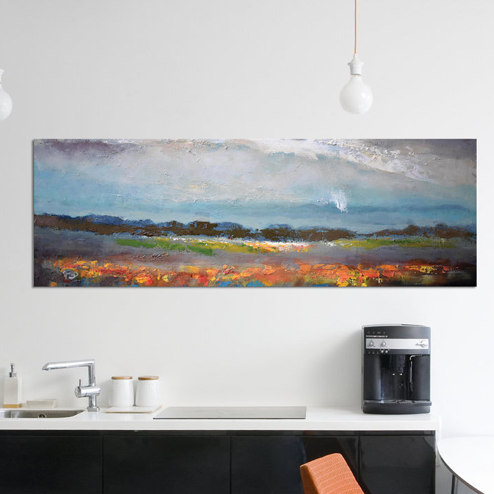 « mouse rain », reproduction sur toile, H 12 po x l 36 po x P 1,5 po