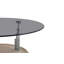 Ensemble de tables basses gigognes de luxe à prix abordable. Ensemble de nidification en verre trempé transparent. Table basse ronde de salon