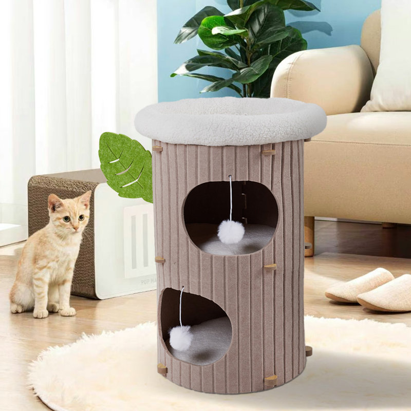 Fleece Nest Pet Bed