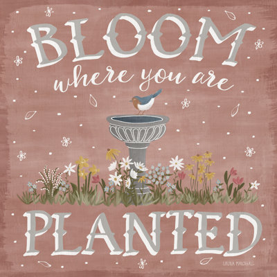 Blooming Garden VII by Laura Marshall - Wrapped Canvas Art Prints