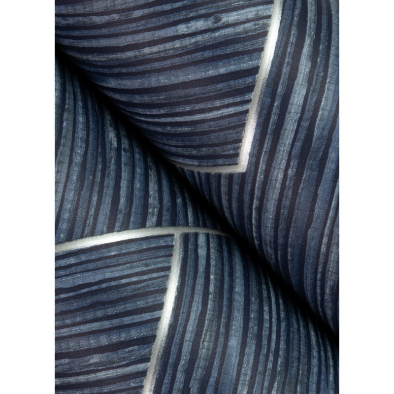Rouleau de papier peint L 33 pi x l 20,5 po Itzia, Bleu