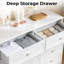 Commode 8 tiroirs 41,3 pouces