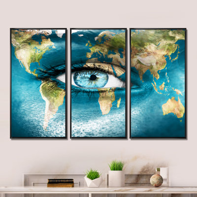 " Planet Earth And Blue Eye " 3 - Pieces