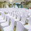 Dining Chair Covers Polyester Spandex Stretch Slipcovers Washable Removable Universal Fit Chair Protector for Weddings, Parties, Hotels, Restaurants, White Pack of 50