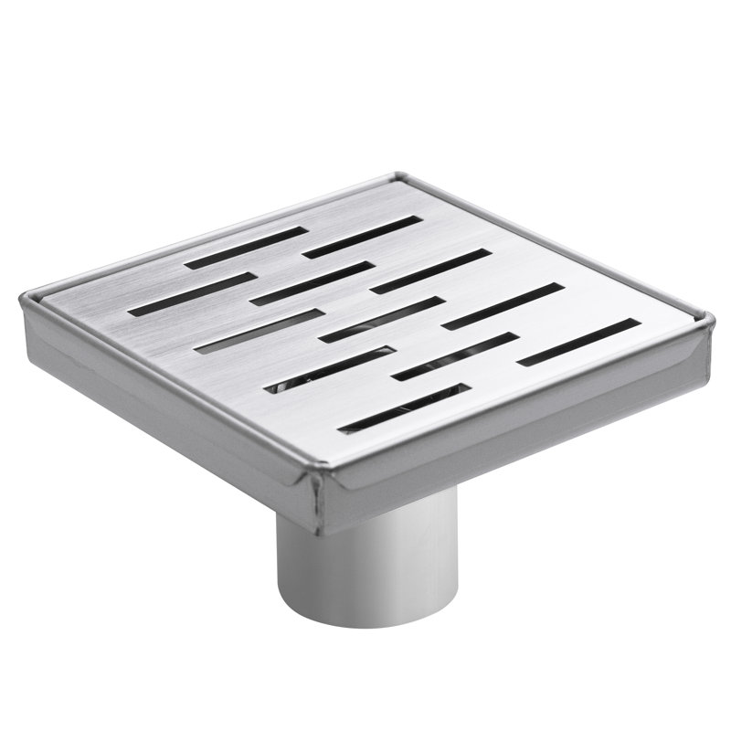Grid Shower Drain Square Stainless Steel Linear Floor Shower Drain