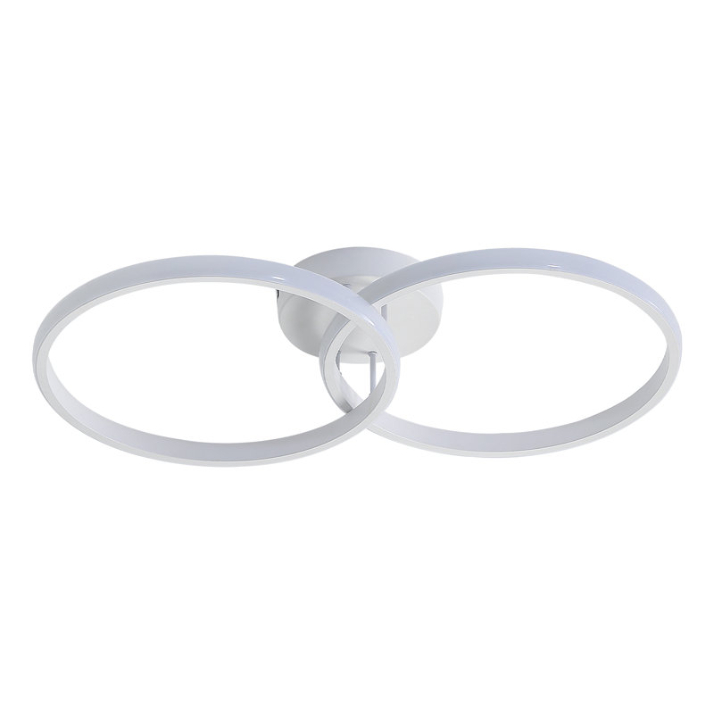 Cletes Acrylic LED Semi Flush Mount