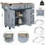 110 cm W Kitchen Island with Top-1058494399