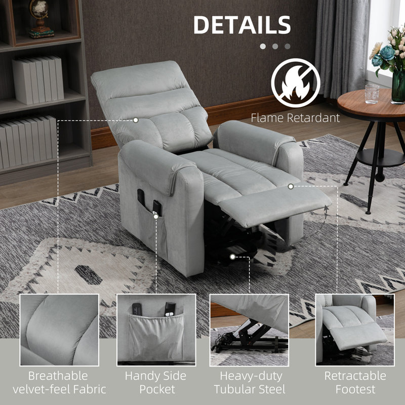 79cm Wide Lift Assist Standard Recliner