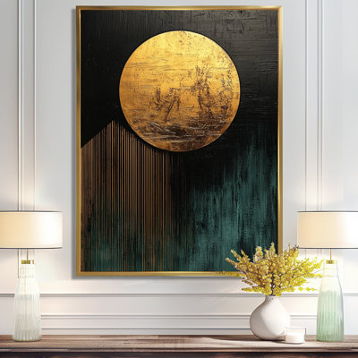 Vallelunga Geometric Art Decor Essential Forms IV - Modern Wall Art for Living Room
